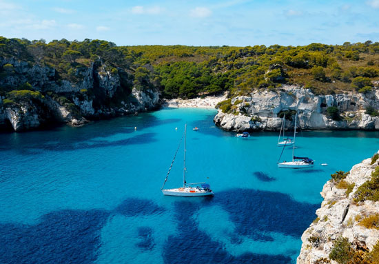 Cala en Menorca