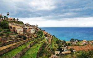 Terrasses-a-Banyalbufar,-serra-de-Tramuntana,-Mallorca